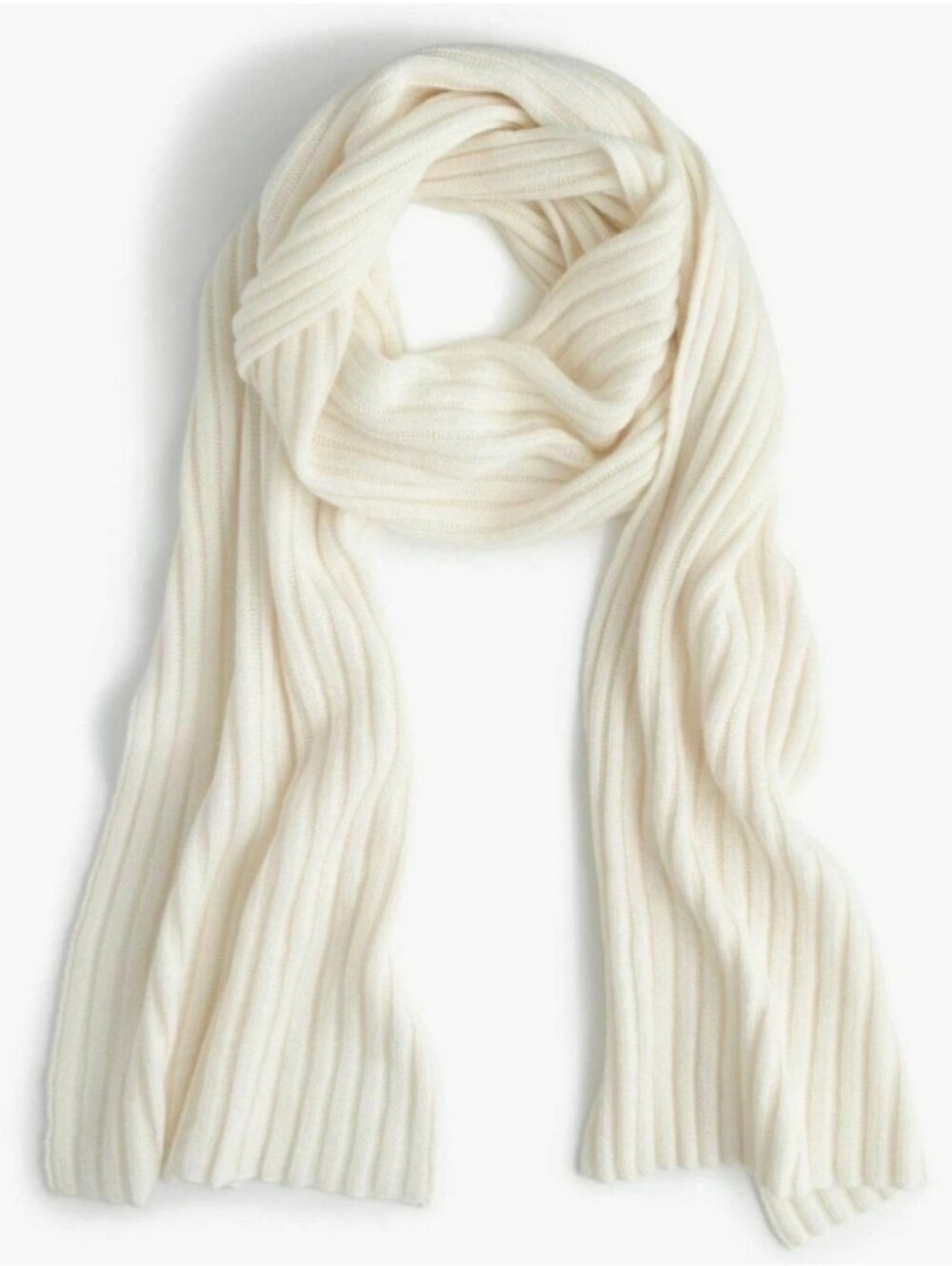 J.Crew Ribbed Cashmere Scarf